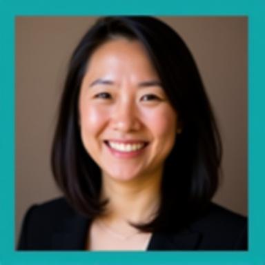 Professional headshot of Sarah Chen, a business English tutor.